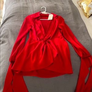 Choosy red dress